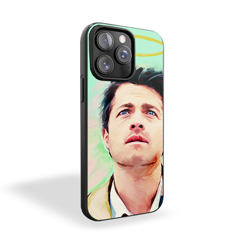 Art Supernatural Castiel Misha Collins iPhone 15 Case Cover