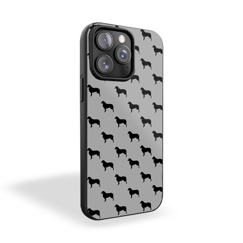 Australian Shepherd Silhouettes iPhone 15 Case Cover