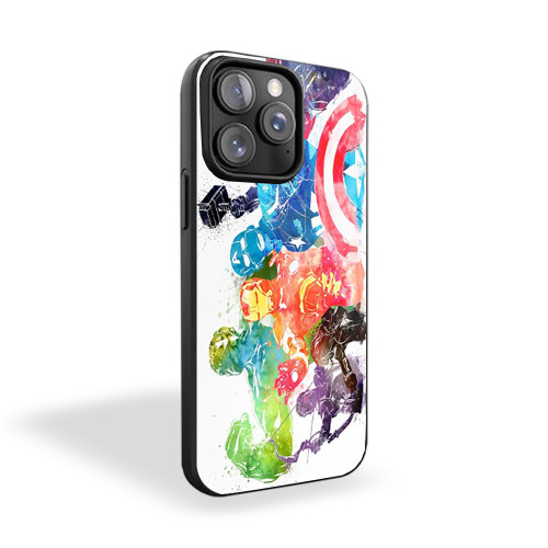 Avengers Watercolor Art iPhone 15 Case Cover