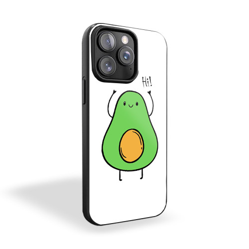 Avocado Cute White Background iPhone 15 Case Cover