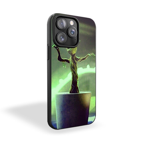 Baby Groot Dances In Guardians Of The Galaxy iPhone 15 Case Cover