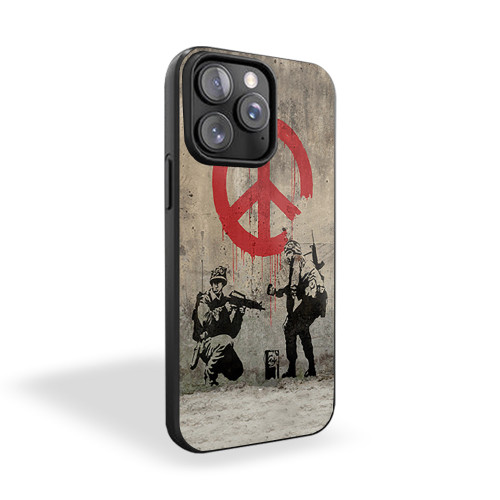 Banksy Peace iPhone 15 Case Cover