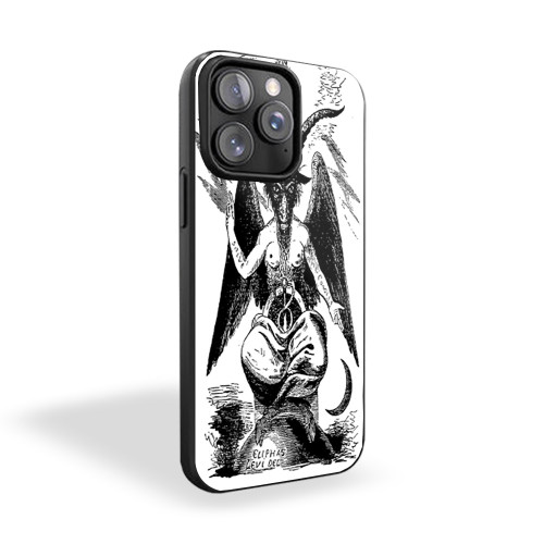 Baphomet Sabbatic Goat As Devil Satanic Symbol 2 iPhone 15 Case Cover