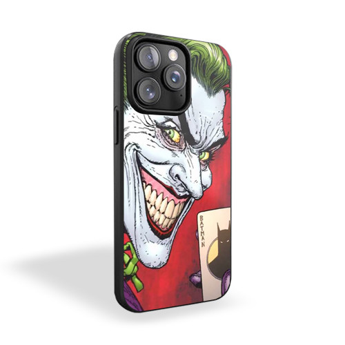 Batman The Comic Joker Art iPhone 15 Case Cover