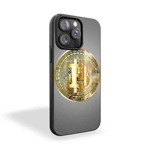 Bitcoin Gold Coins iPhone 15 Case Cover