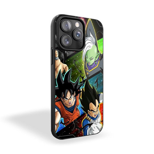 Black Goku Zamasu Goku And Vegeta iPhone 15 Case Cover