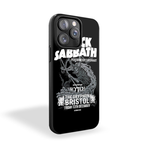 Black Sabbath Wytch At The Gryphon, Bristol iPhone 15 Case Cover