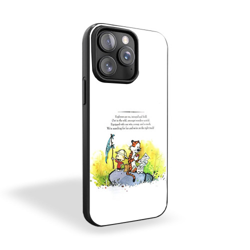 Calvin And Hobbes Quote iPhone 15 Case Cover