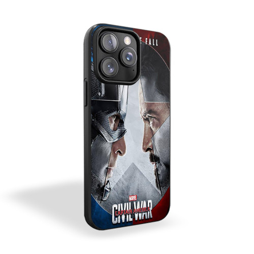 Captain America Civil War Devided We Fall iPhone 15 Case Cover