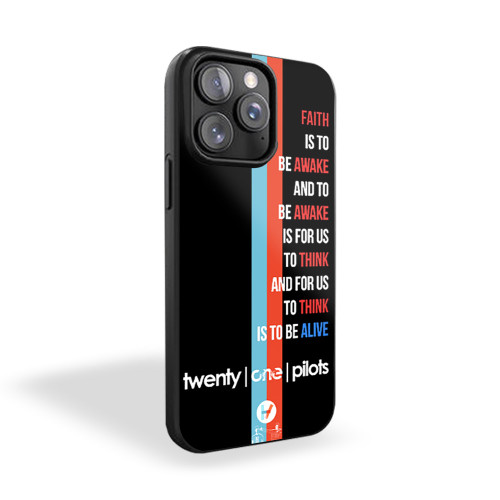 Car Radio Lyrics Twenty One Pilots iPhone 15 Case Cover