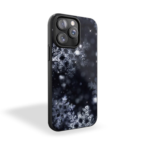 Christmas Holiday Snowflakes Falling iPhone 15 Case Cover