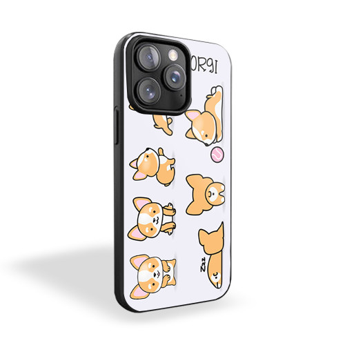 Cute Corgi Baby Dog 2 iPhone 15 Case Cover