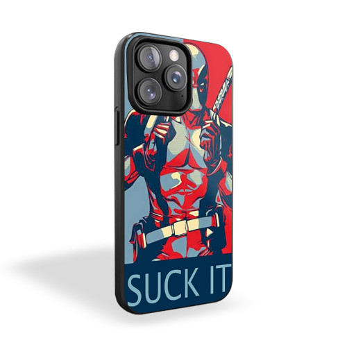 Deadpool Character Cool Wallpaper Suck It iPhone 15 Case Cover