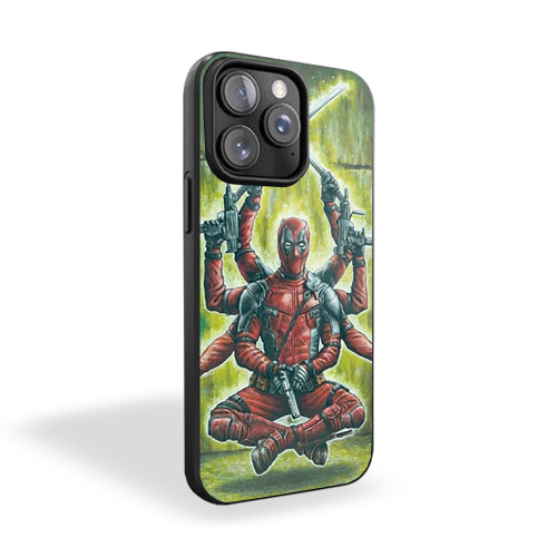 Deadpool Cool Character Funny Movie Deadpool Like Budha iPhone 15 Case Cover