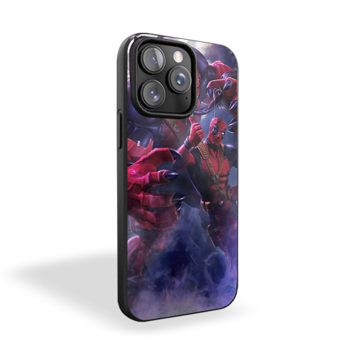 Deadpool Cool Character Funny Movie Deadpool Versus Venom iPhone 15 Case Cover