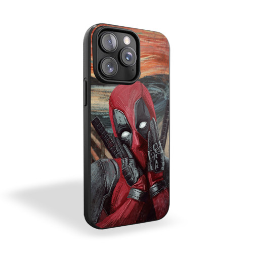 Deadpool Paint Art iPhone 15 Case Cover