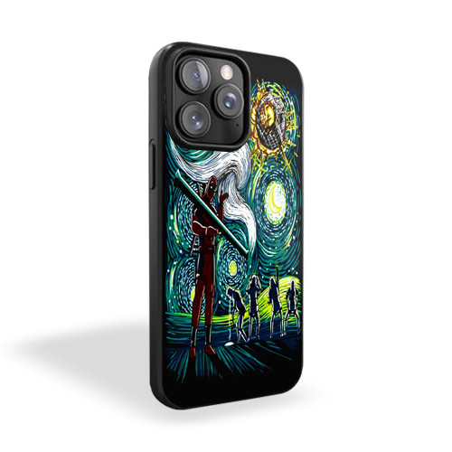 Deadpool Scream Starry Night iPhone 15 Case Cover