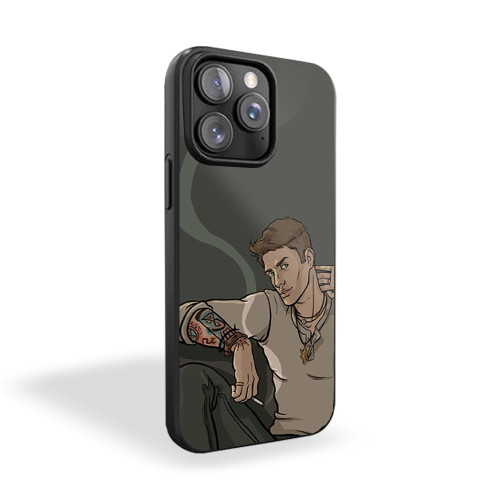 Dean Winchester Cartoon iPhone 15 Case Cover
