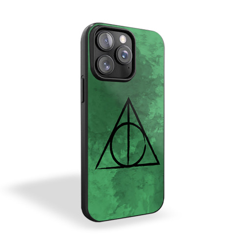 Deathly Hallows Green iPhone 15 Case Cover
