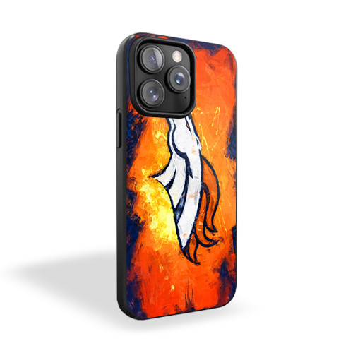 Denver Broncos Art Logo iPhone 15 Case Cover