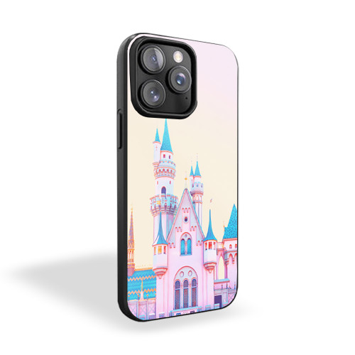 Disney Castle Pink iPhone 15 Case Cover