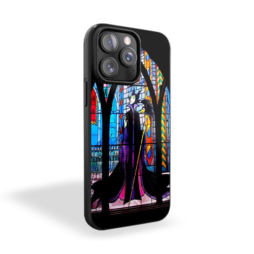 Disney Sleeping Beauty Maleficent Stained Glass iPhone 15 Case Cover Disney Sleeping Beauty Maleficent Stained Glass iPhone 15 Case Cover