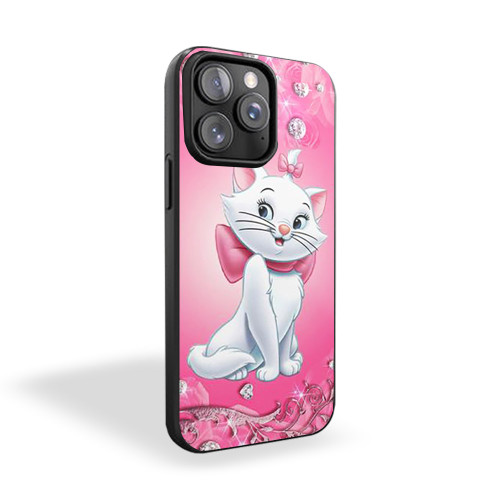 Disney The Aristocat Marie Cartoon Pink Diamonds iPhone 15 Case Cover