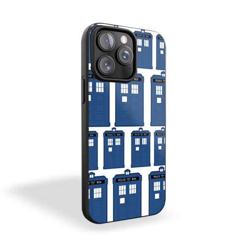 Doctor Who Tardis Pattern iPhone 15 Case Cover