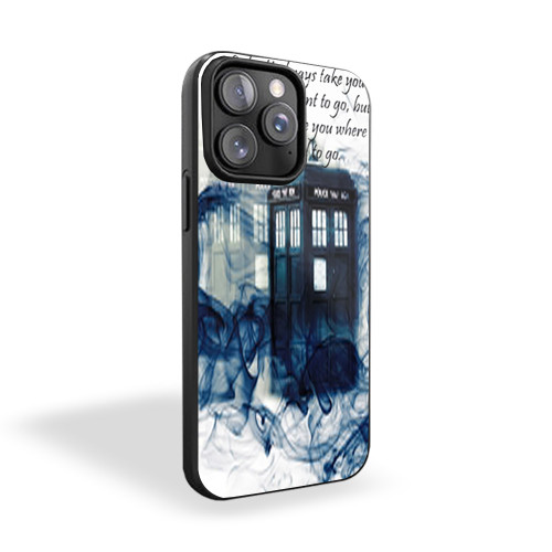 Dr Who Tardis Box Smoke Quotes iPhone 15 Case Cover