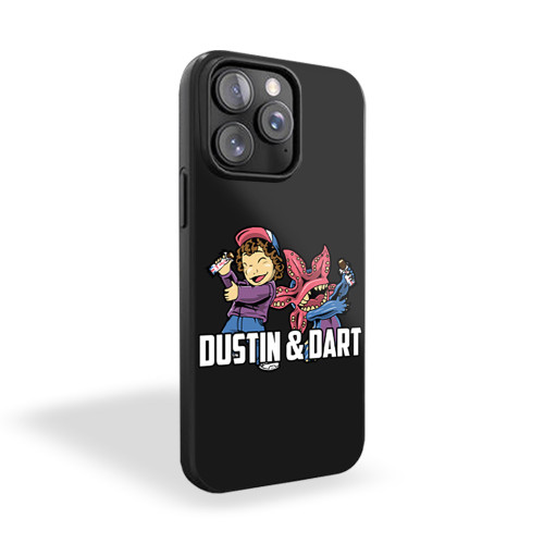 Dustin And Dart Stranger Things iPhone 15 Case Cover Dustin And Dart Stranger Things iPhone 15 Case Cover