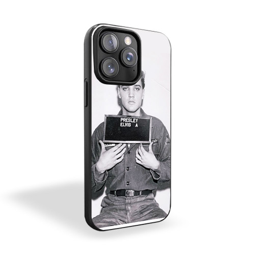 Elvis Aaron Presley Mugshot King Of Rock 80' iPhone 15 Case Cover Elvis Aaron Presley Mugshot King Of Rock 80' iPhone 15 Case Cover