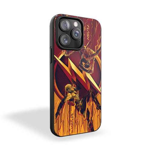 Flash Superhero Poster Art iPhone 15 Case Cover