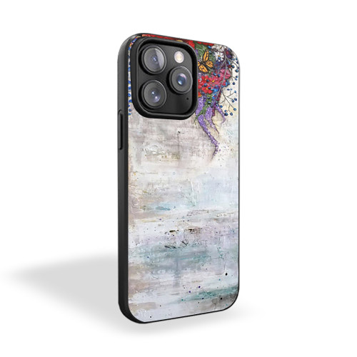 Flowers And Butterfly iPhone 15 Case Cover