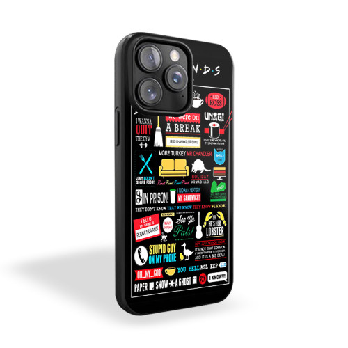 Friends Tv Cover Collage iPhone 15 Case Cover