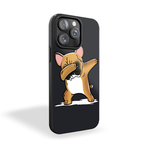 Funny Dabbing Fawn French Bulldog Dog iPhone 15 Case Cover