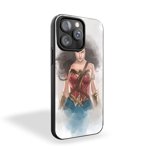 Gal Gadot Wonder Woman Paint Art iPhone 15 Case Cover