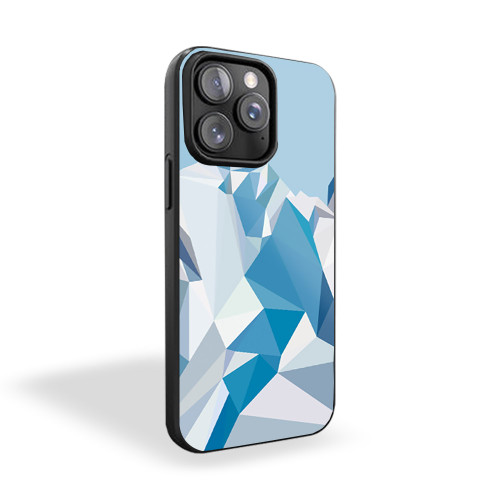 Geometric Mountain Paint iPhone 15 Case Cover