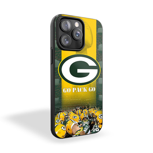 Green Bay Packers Go Pack Go Logo iPhone 15 Case Cover