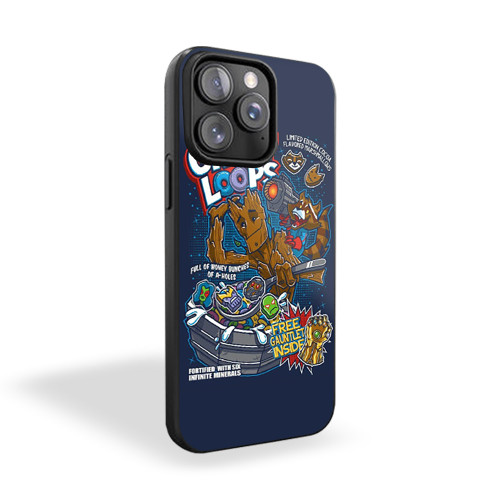 Groot Loops Guardians Of The Galaxy Baby Groot Cute Marvel iPhone 15 Case Cover