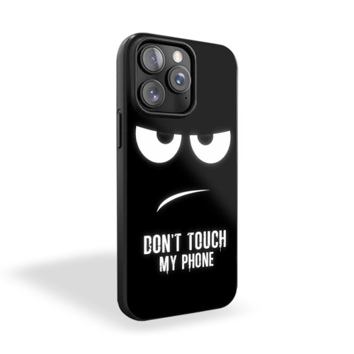 Grumpy Monster Don't Touch My iPhone 15 Case Cover