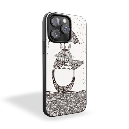 Happy Tootoro Rain iPhone 15 Case Cover