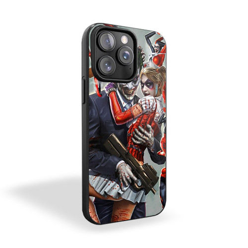 Harley Quinn And Joker Famous Couple iPhone 15 Case Cover