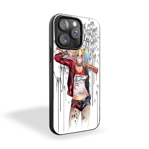Harley Quinn Joker Hahahahahahahaha iPhone 15 Case Cover