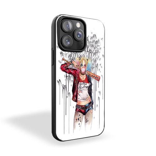 Harley Quinn Margot Robbie Drawing iPhone 15 Case Cover