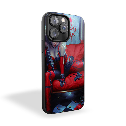 Harley Quinn You Wanna Play With Me iPhone 15 Case Cover