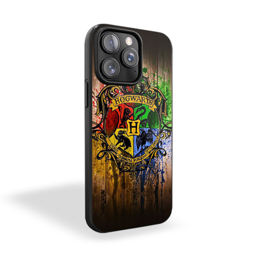 Harry Potter Fan Art Watercolor Deathly Hallows iPhone 15 Case Cover