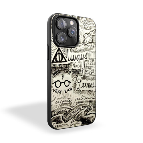 Harry Potter Quotes Style Hard iPhone 15 Case Cover