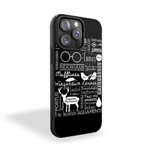 Harry Potter Spells iPhone 15 Case Cover