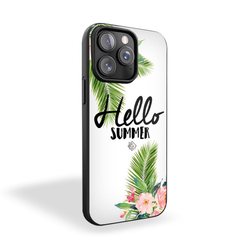 Hello Summer Flower iPhone 15 Case Cover