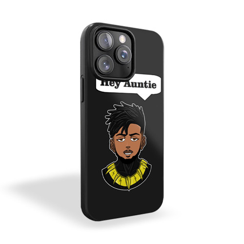 Hey Auntie Black Panther iPhone 15 Case Cover